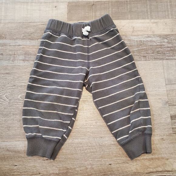 Carters 9 month striped sweat pants - Picture 1 of 5